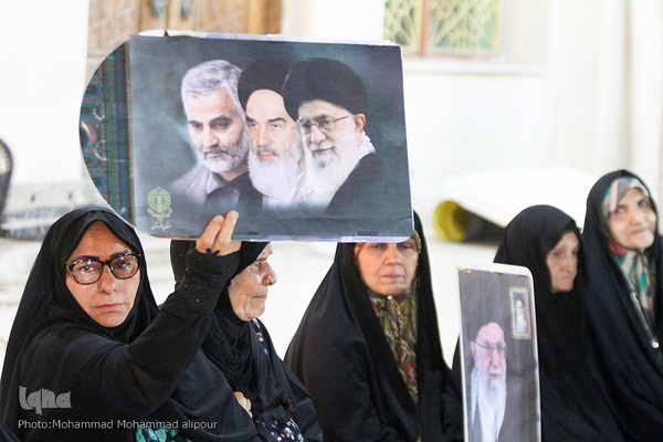 تجمع مردم اهواز در حمایت از جبهه مقاومت