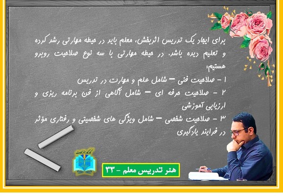 هنر تدریس معلم 33