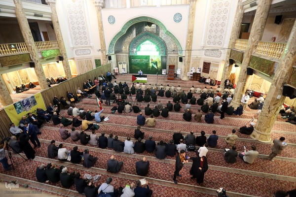 مراسم بزرگداشت شهدای مظلوم فلسطین و غزه مقاوم