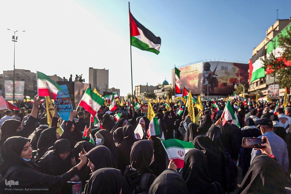 راهپیمایی مردم ایران در حمایت از مردم غزه