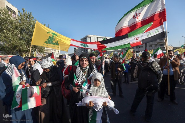 راهپیمایی مردم ایران در حمایت از مردم غزه