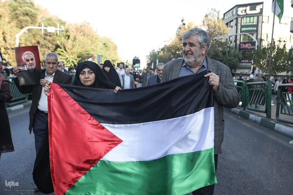 راهپیمایی مردم ایران در حمایت از مردم غزه