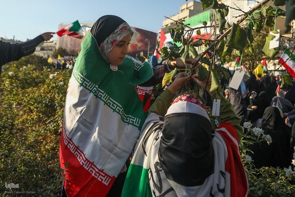 راهپیمایی مردم ایران در حمایت از مردم غزه
