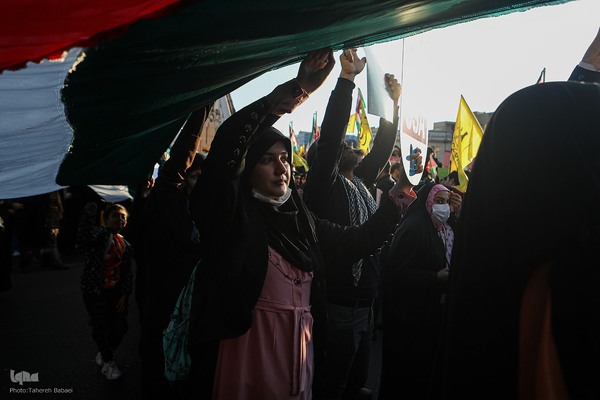 راهپیمایی مردم ایران در حمایت از مردم غزه