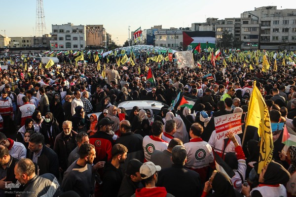 راهپیمایی مردم ایران در حمایت از مردم غزه