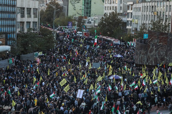 راهپیمایی مردم ایران در حمایت از مردم غزه