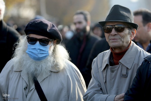 آیین تشییع و تدفین شهید گمنام در وزارت فرهنگ و ارشاد اسلامی