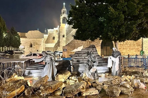 كريسمس در فلسطین زیر سایه جنگ