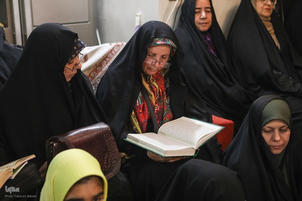 جلسه آموزش قرآن استاد بلده