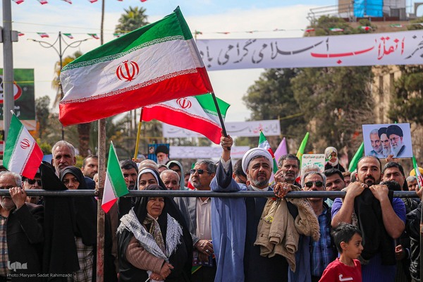 راهپیمایی 22 بهمن در شیراز