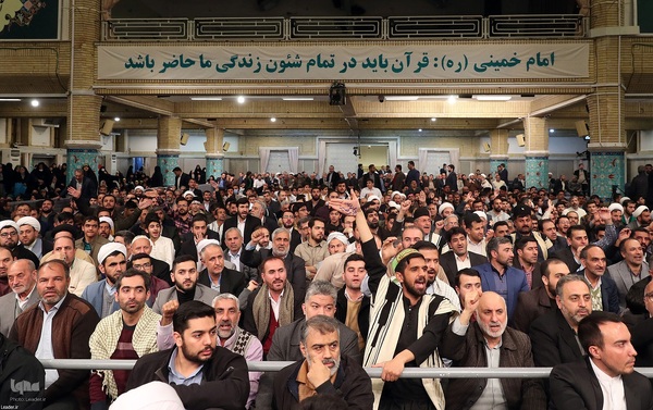 دیدار شرکت کنندگان در مسابقات بین‌المللی قرآن با رهبر معظم انقلاب