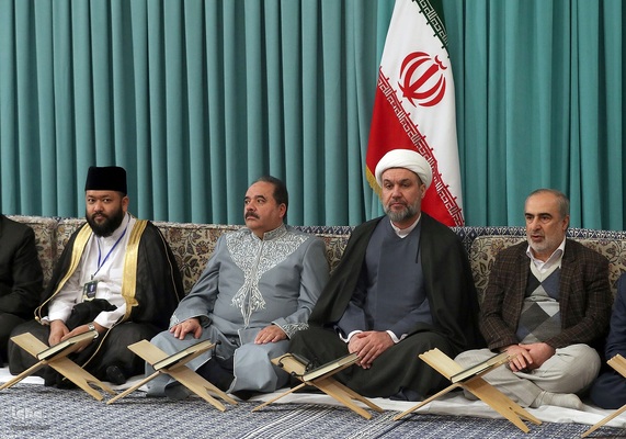 دیدار شرکت کنندگان در مسابقات بین‌المللی قرآن با رهبر معظم انقلاب
