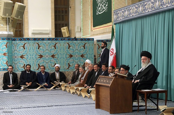 دیدار شرکت کنندگان در مسابقات بین‌المللی قرآن با رهبر معظم انقلاب