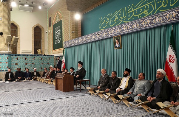 دیدار شرکت کنندگان در مسابقات بین‌المللی قرآن با رهبر معظم انقلاب