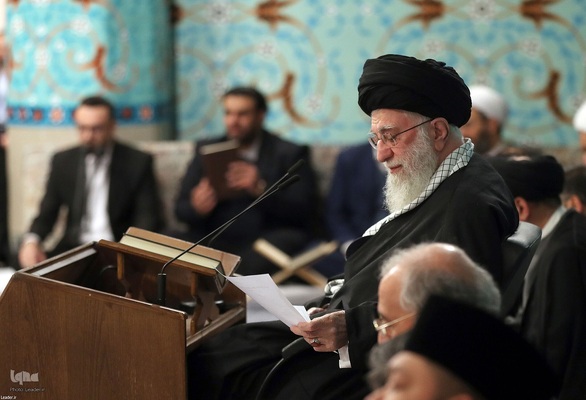 دیدار شرکت کنندگان در مسابقات بین‌المللی قرآن با رهبر معظم انقلاب