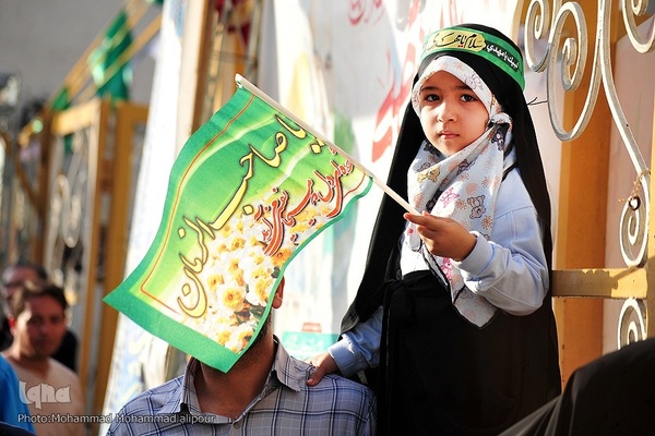 جشن نیمه شعبان و اجرای سرود سلام فرمانده در اهواز
