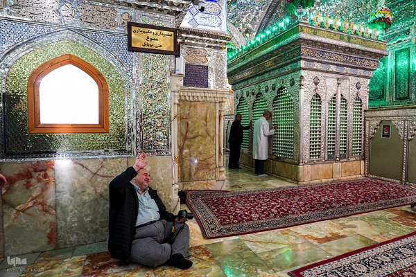 آیین غبارروبی حرم مطهر حضرت احمدبن موسی الکاظم علیهما‌السلام‎