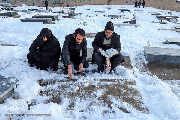 حال و هوای لیله الرغایب در هوای سرد شهرستان اهر