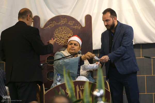محفل قرآنی با حضور احمد شحات در نمایشگاه قرآن