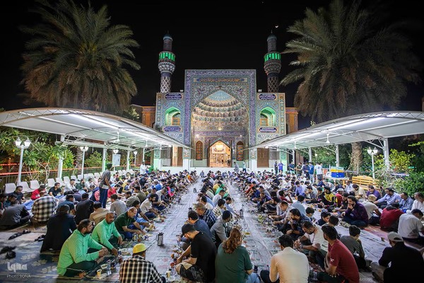 ماه رمضان در مسجد امام حسین دبی