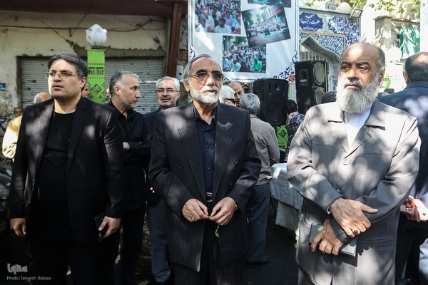 مراسم تشییع و تدفین پیکر مرحوم مغفور حاج ولی‌الله پوراحمدی