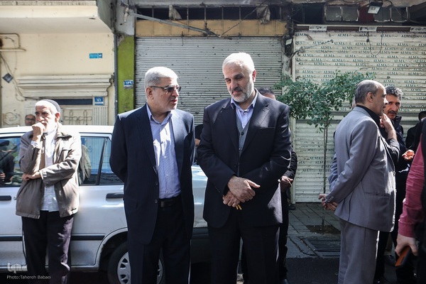 مراسم تشییع و تدفین پیکر مرحوم مغفور حاج ولی‌الله پوراحمدی