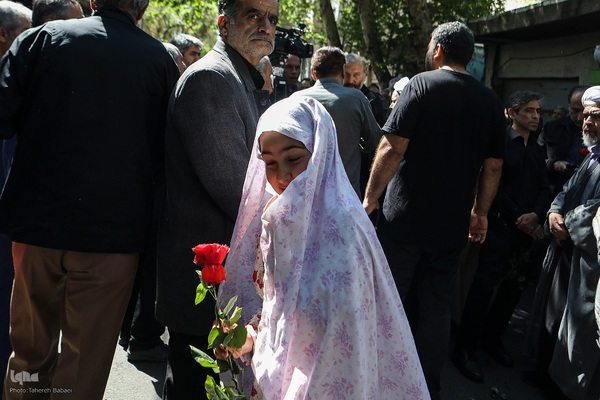 مراسم تشییع و تدفین پیکر مرحوم مغفور حاج ولی‌الله پوراحمدی