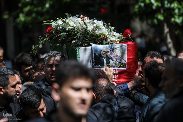 مراسم تشییع و تدفین پیکر مرحوم مغفور حاج ولی‌الله پوراحمدی