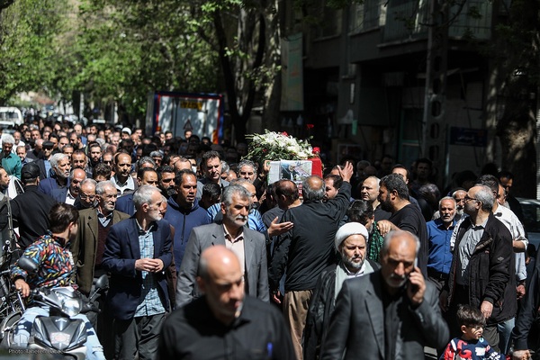 مراسم تشییع و تدفین پیکر مرحوم مغفور حاج ولی‌الله پوراحمدی