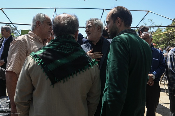 مراسم تشییع و تدفین پیکر مرحوم مغفور حاج ولی‌الله پوراحمدی