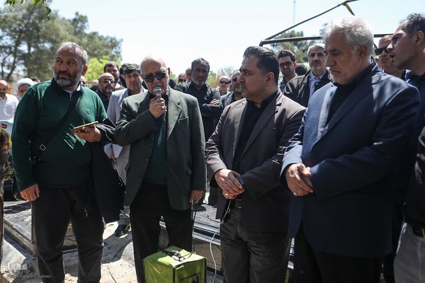 مراسم تشییع و تدفین پیکر مرحوم مغفور حاج ولی‌الله پوراحمدی