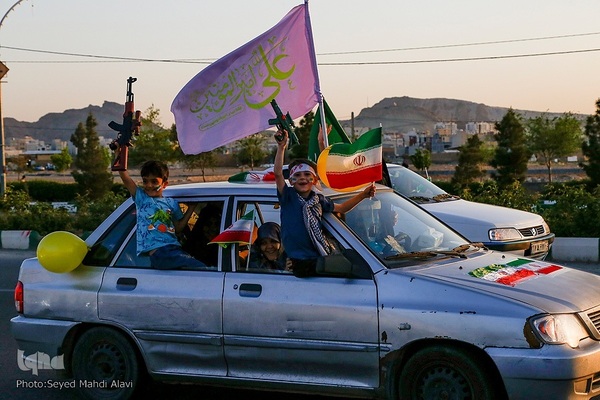 حمایت مردم قم کشور از حمله موشکی و پهپادی به رژیم صهیونیستی