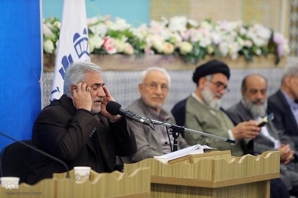 حبیب‌الله پوراحمدی در هجدهمین جلسه تلاوت و استماع قرآن کریم