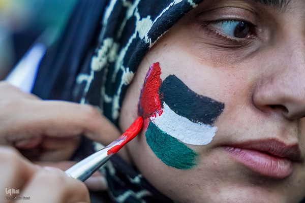 تجمع دانشگاهیان دانشگاه‌های شیراز در حمایت از خیزش دانشجویان آمریکا و اروپا