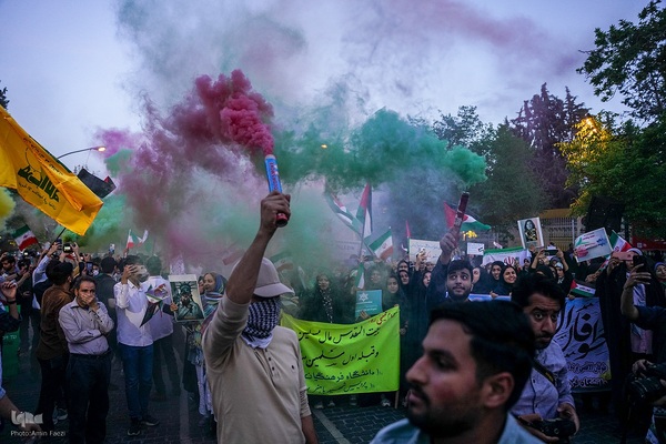 تجمع دانشگاهیان دانشگاه‌های شیراز در حمایت از خیزش دانشجویان آمریکا و اروپا