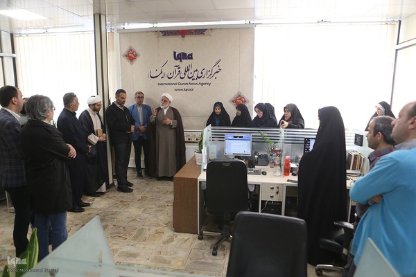 بازدید حجت الاسلام حمید ملکی قائم مقام مدیر حوزه های علمیه سراسر کشور از خبرگزاری ایکنا