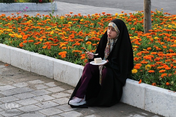 توزیع کیک ویژه دهه کرامت در دانشگاه فردوسی