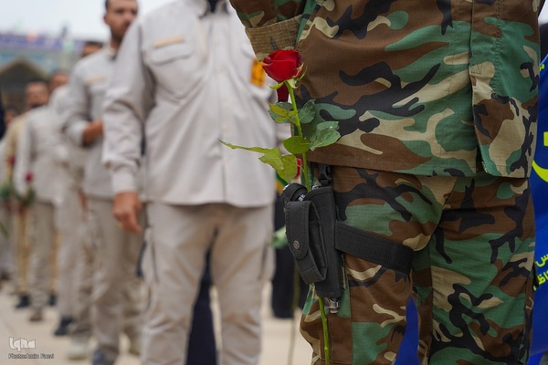 گلباران خدام حرم حضرت شاهچراغ عليه‌السلام‎