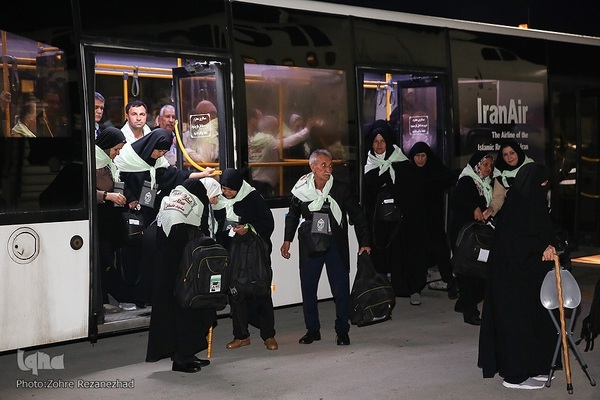 اعزام نخستین زوار حج تمتع خراسانی از فرودگاه بین‌المللی مشهد