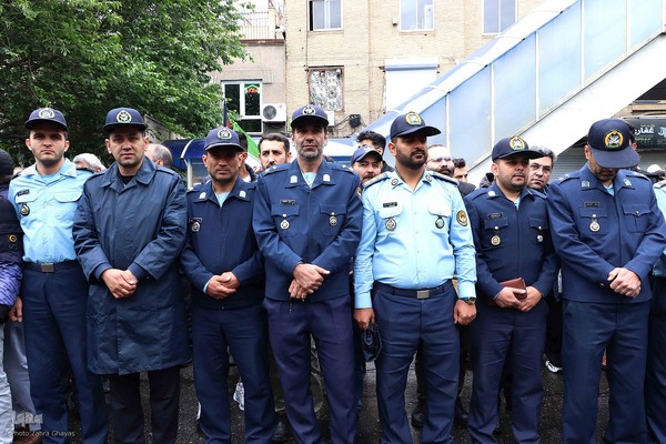 تشییع شهدای خدمت در تبریز