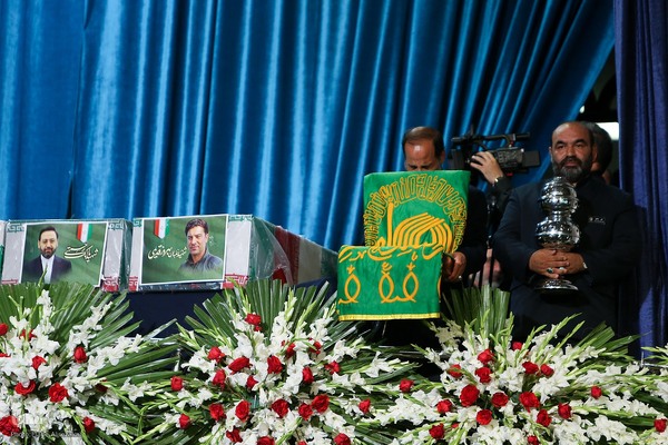 «مراسم وداع» مردم با رئیس جمهور در مصلی