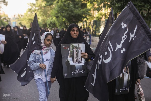 مراسم تشییع پیکرهای شهدای خدمت