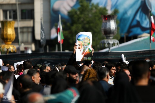 تشییع پیکر رئیس جمهور شهید در تهران (۲)