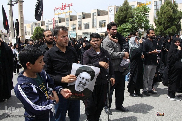 تشیع شهید آیت الله رئیسی و دو تن از همراهان در بیرجند