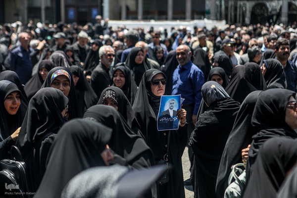 آیین تدفین و خاکسپاری پیکر شهید حسین امیرعبداللهیان