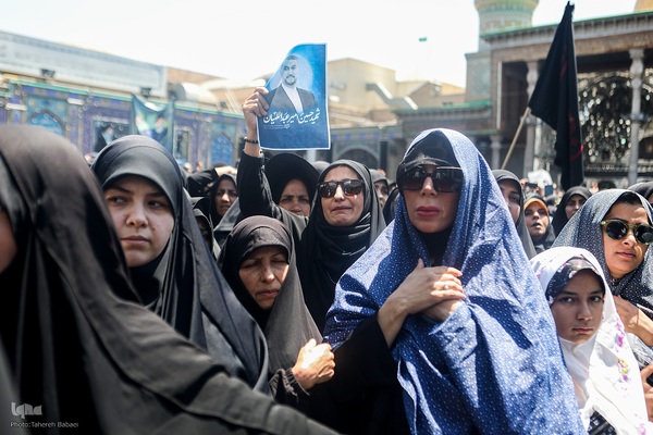 آیین تدفین و خاکسپاری پیکر شهید حسین امیرعبداللهیان