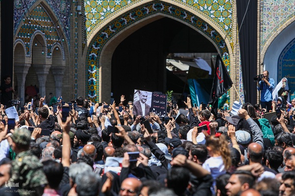 آیین تدفین و خاکسپاری پیکر شهید حسین امیرعبداللهیان