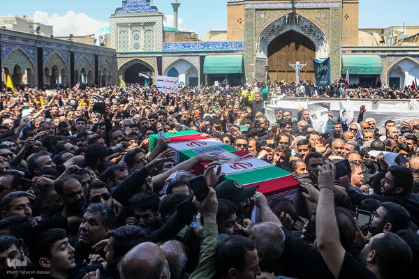 آیین تدفین و خاکسپاری پیکر شهید حسین امیرعبداللهیان