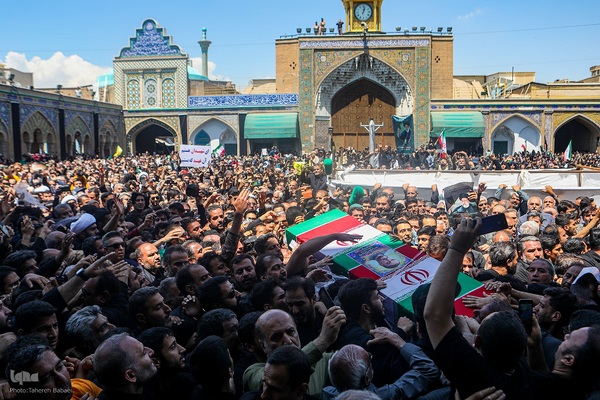 آیین تدفین و خاکسپاری پیکر شهید حسین امیرعبداللهیان