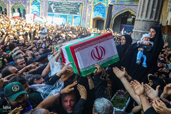 آیین تدفین و خاکسپاری پیکر شهید حسین امیرعبداللهیان